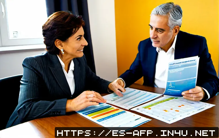 AFP 자격증 보유자가 선호하는 직장 - Photorealistic Spanish financial planning professional in a modern Madrid wealth management office, ...